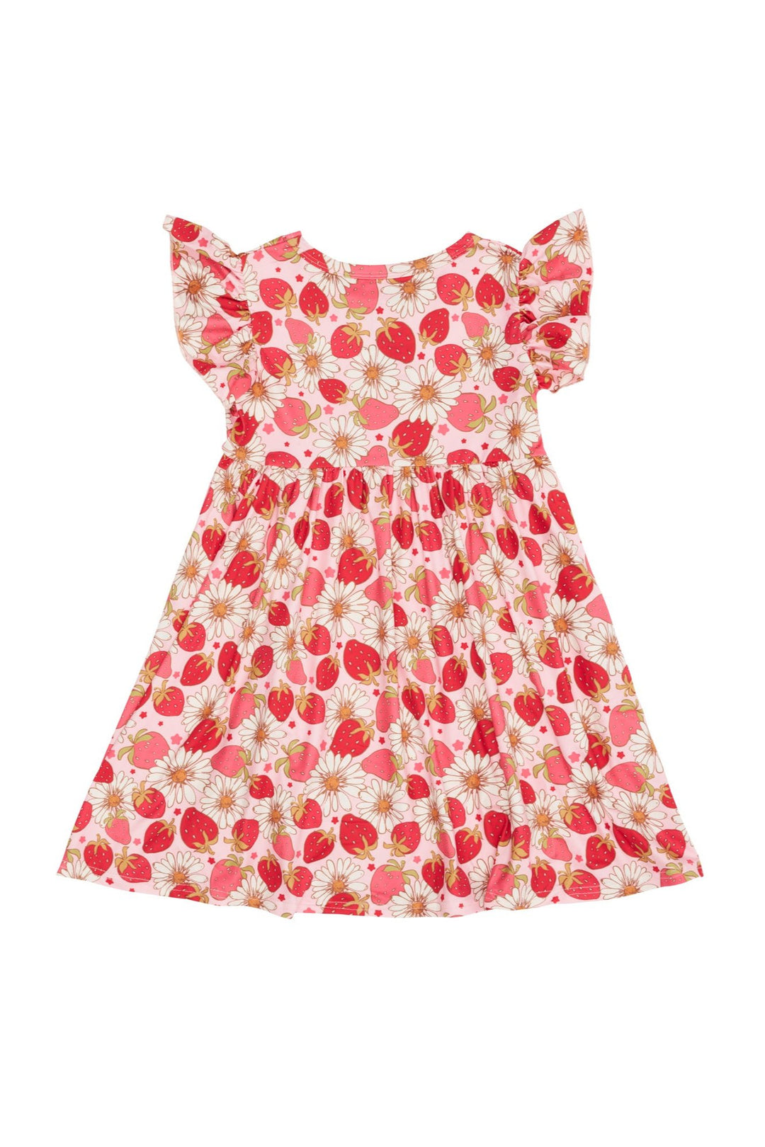Sweet Strawberry Twirl Dress